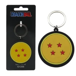 PORTA-CHAVES DE BORRACHA DRAGON BALL BOLA DE CRYSTAL