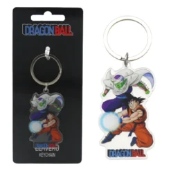 PORTA-CHAVES ACRÍLICO DRAGON BALL (GOKU E CORAÇÃOZINHO DE SATÃ)