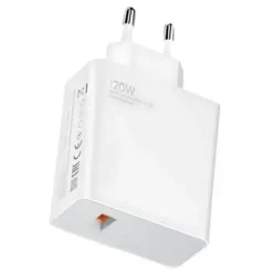 XIAOMI CARREGADOR 120W HYPERCHARGER COMBO TYPE-A (BRANCO) 1