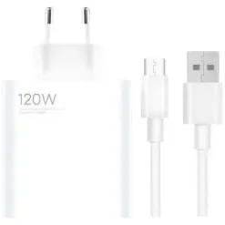 XIAOMI CARREGADOR 120W HYPERCHARGER COMBO TYPE-A (BRANCO) - Image 2