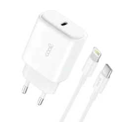 COOL CARREGADOR RÁPIDO UNIVERSAL PD TYPE-C PARA LIGHTNING 1
