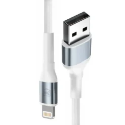 3MK HYPER CABLE N-SERIES USB-A PARA LIGHTNING 12W 2MTS (BRANCO) 1