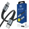 3MK HYPER CABLE N-SERIES USB-C PARA USB-C 60W 2MTS (PRETO)