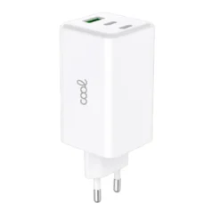 COOL CARREGADOR UNIVERSAL ULTRA FAST PD PORT X3 (2X TYPE-C + 1X USB) 100W GAN BRANCO 3