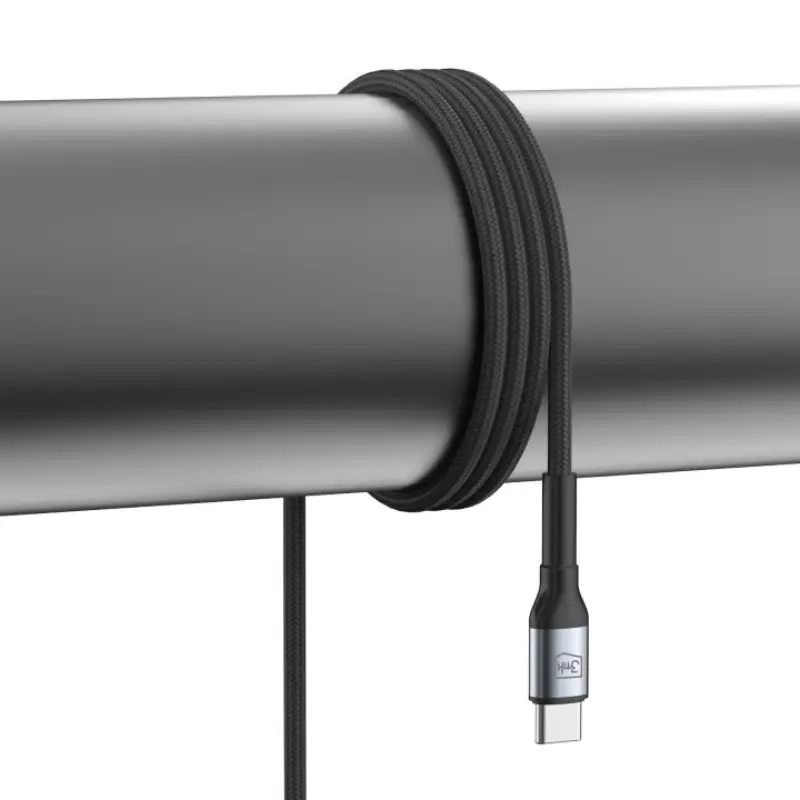 3MK HYPER CABLE N-SERIES USB-C PARA USB-C 60W 2MTS (PRETO) 7