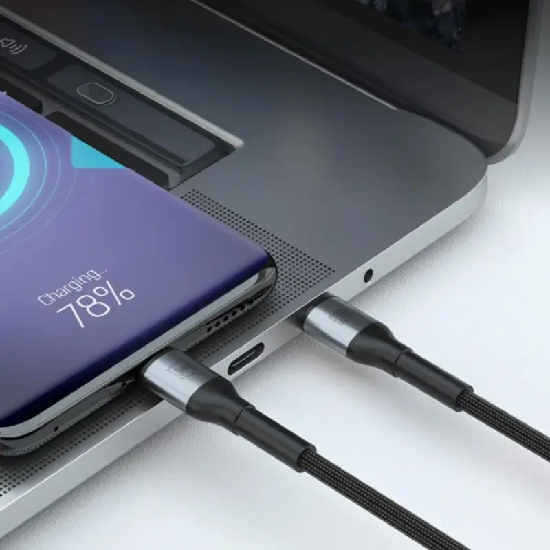 3MK HYPER CABLE N-SERIES USB-C PARA USB-C 60W 2MTS (PRETO) 5