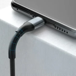 3MK HYPER CABLE N-SERIES USB-C PARA USB-C 60W 2MTS (PRETO) 1