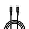 COOL CABO USB UNIVERSAL TYPE-C A TYPE-C 3 AMP (1 METRO) PRETO