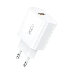 COOL CARREGADOR ADAPTADOR 1X USB UNIVERSAL 2.4 AMP BRANCO