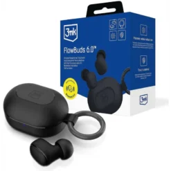 3MK AURICULARES FLOWBUDS 6.0 (PRETOS)