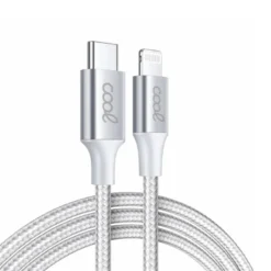 COOL CABO NYLON TYPE-C PARA LIGHTNING 1.2 METROS 1