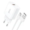 COOL CARREGADOR TYPE-C 2.4A KIT 2 EM 1 BRANCO