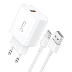 COOL CARREGADOR TYPE-C 2.4A KIT 2 EM 1 BRANCO