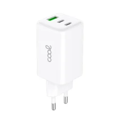 COOL CARREGADOR PD X3 (2X TYPE-C + 1X USB) 65W GAN BRANCO 5
