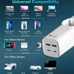 COOL CARREGADOR MULTIPORTA 65W BRANCO 6