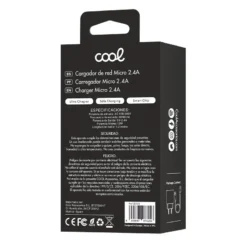COOL CARREGADOR MICRO-USB 2.4A KIT 2 EM 1 PRETO 4