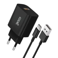 COOL CARREGADOR TYPE-C 2.4A KIT 2 EM 1 PRETO