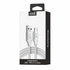 COOL CABO USB NYLON TYPE-C 1.2 METROS 3