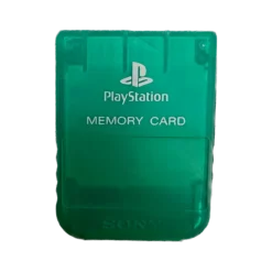 CARTÃO DE MEMÓRIA SONY PS1 1MB 15 BLOCOS (VERDE ESMERALDA) (SEMI-NOVO)