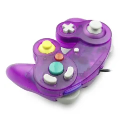 COMANDO COMPATIVEL NINTENDO GAME CUBE TRANSPARENTE PURPLE 1 1