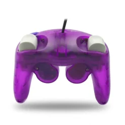 COMANDO COMPATIVEL NINTENDO GAME CUBE TRANSPARENTE PURPLE 3 1