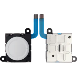 BOTÃO ANALÓGICO THUMBSTICK 3D BRANCO COMPATÍVEL COM JOY-CON SWITCH _ OLED _ LITE 3