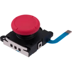 BOTÃO ANALÓGICO THUMBSTICK 3D VERMELHO COMPATÍVEL COM JOY-CON SWITCH / OLED / LITE