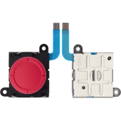 BOTÃO ANALÓGICO THUMBSTICK 3D VERMELHO COMPATÍVEL COM JOY-CON SWITCH _ OLED _ LITE 3