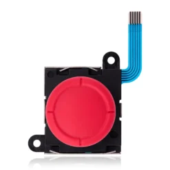BOTÃO ANALÓGICO THUMBSTICK 3D VERMELHO COMPATÍVEL COM JOY-CON SWITCH _ OLED _ LITE 2