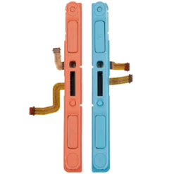 TRILHO PLÁSTICO (ESQUERDO + DIREITO) JOY-CON NINTENDO SWITCH 2 (AZUL/LARANJA)