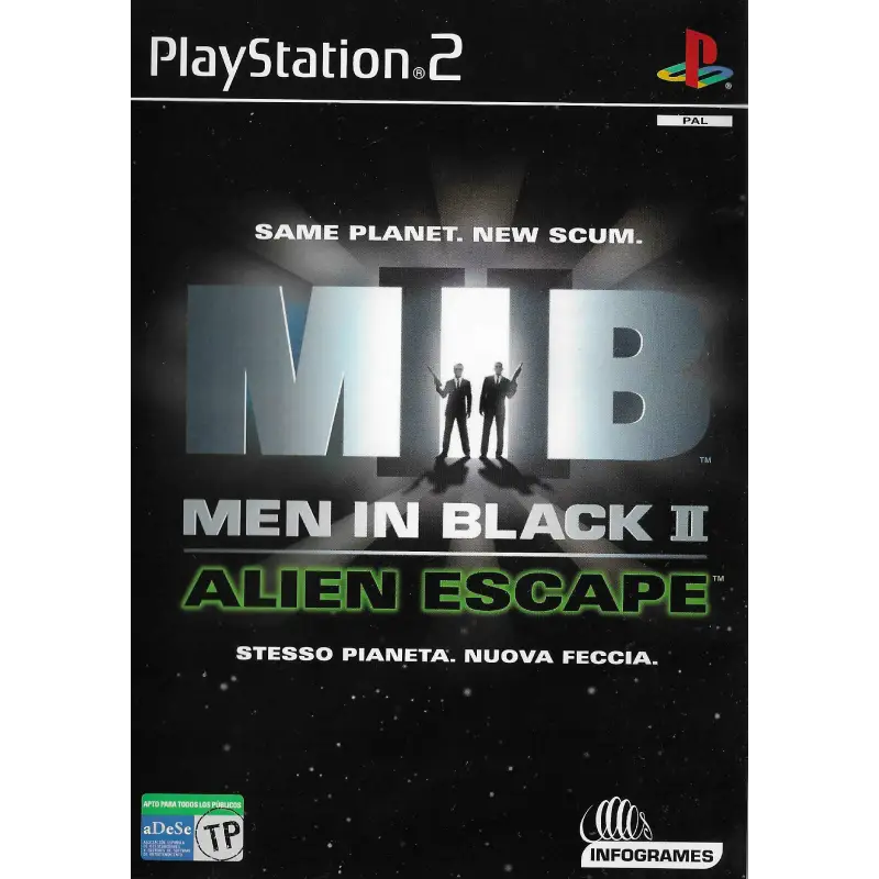 MEN IN BLACK II ALIEN ESCAPE PS2