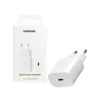 SAMSUNG CARREGADOR TYPE C 25W BRANCO